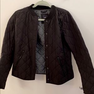 Gap black moto jacket